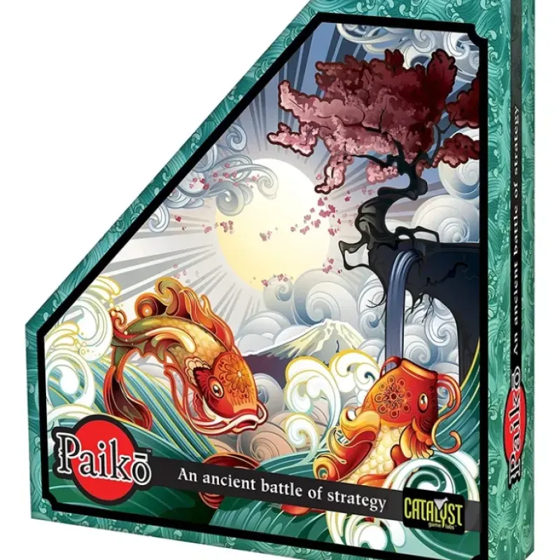 Board Game<Paiko: A Game of Tactics and Elegance CAT 14000 - Miniature Marvels: Airplane Models & Painted Dice