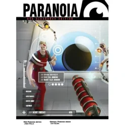 Role-playing Game<Paranoia: Core Starter Set MGP 50000 - Miniature Marvels: Airplane Models & Painted Dice