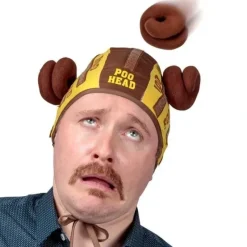 Egpull<Pass the Poop Tossing Game - Poo Fart Head Hat GaG Joke Funny Novelty Play Toy - Miniature Marvels: Airplane Models & Painted Dice