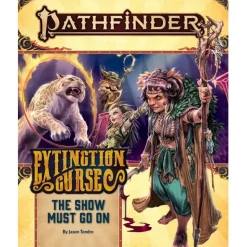 Role-playing Game<Pathfinder Adventure Path #151: The Show Must Go On (Extinction Curse 1 of 6) PZO 90151 - Miniature Marvels: Airplane Models & Painted Dice