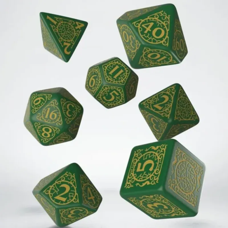 Dice<Pathfinder Jade Regent Dice Set (7) QWS SPAT44 - Miniature Marvels: Airplane Models & Painted Dice