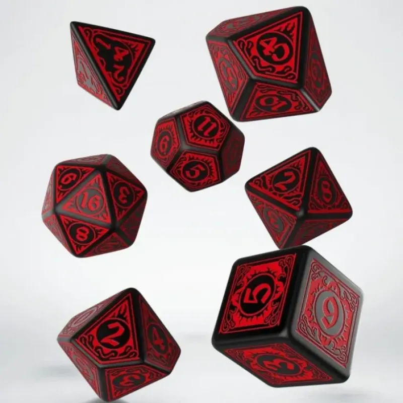 Dice<Pathfinder Wrath of the Righteous Dice Set (7) QWS SPAT06 - Miniature Marvels: Airplane Models & Painted Dice