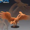Miniature<Peacock Griffin Attacking - Miniature Marvels: Airplane Models & Painted Dice