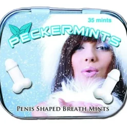 Egpull<Peckermints - Penis Shaped Breath Mints - Cool Mint Flavored - Willy's in a Tin - Miniature Marvels: Airplane Models & Painted Dice