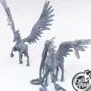 Miniature<Pegasus Set - Miniature Marvels: Airplane Models & Painted Dice