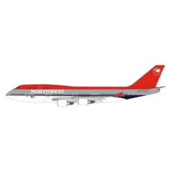 Airplane Model*Phoenix 04534 1:400 Northwest Boeing 747-400 N667US - Miniature Marvels: Airplane Models & Painted Dice