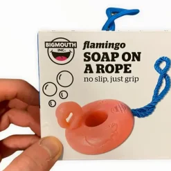 Egpull<Pink Flamingo Soap on a Rope - Funny Gag Joke Novelty Gift - BigMouth Inc - Miniature Marvels: Airplane Models & Painted Dice