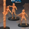 Miniature<Pirate Boatswain - Miniature Marvels: Airplane Models & Painted Dice