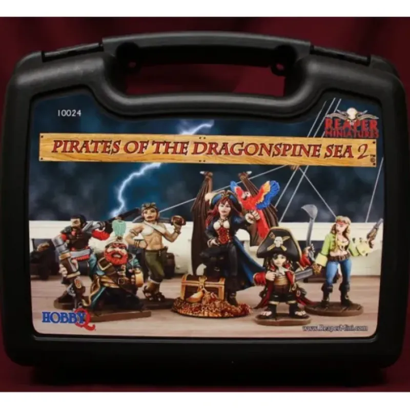 Miniature<Pirates Of The Dragonspine Sea II: Boxed Set RPR 10024 - Miniature Marvels: Airplane Models & Painted Dice