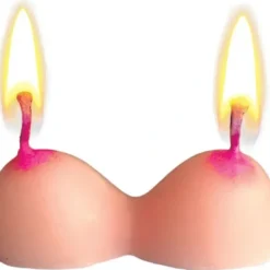 Egpull<3pk Boobie Shaped Party Candles - Boobs Breast Birthday Adult Novelty Cake Decor - Miniature Marvels: Airplane Models & Painted Dice