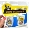 Egpull<2pk Funny Shot Glass Gift Set "Over The Hill" Novelty GaG Prank Joke Retirement - Miniature Marvels: Airplane Models & Painted Dice