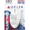 Airplane Model*Plane Tags Delta Airlines McDonnell Douglas MD-88 N982DL (White) - Miniature Marvels: Airplane Models & Painted Dice