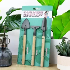 Egpull<Plant Parent Care Kit - Houseplant Mini Garden Tool Set Shovel-Fork-Trowel Set - Miniature Marvels: Airplane Models & Painted Dice