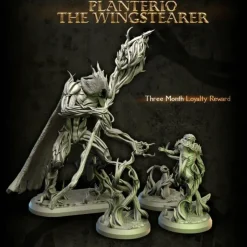 Miniature<Planterio The Wingstearer - Miniature Marvels: Airplane Models & Painted Dice