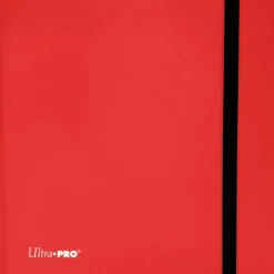 Accessories<12-Pocket Eclipse PRO-Binder - Apple Red - Miniature Marvels: Airplane Models & Painted Dice