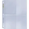 Shop All*4-Pocket Secure Platinum Page for Toploaders Display (100) - Miniature Marvels: Airplane Models & Painted Dice