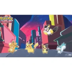 Accessories<Pokemon TCG: Gallery Series: Shimmering Skyline Playmat - Miniature Marvels: Airplane Models & Painted Dice