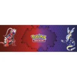 Accessories<Pokemon TCG: Koraidon & Miraidon 8ft Table Playmat - Miniature Marvels: Airplane Models & Painted Dice