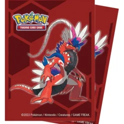 Accessories<Pokemon TCG: Koraidon 65ct Deck Protectors - Miniature Marvels: Airplane Models & Painted Dice