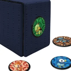 Accessories<Pokemon TCG: Sinnoh Alcove Click Deck Box - Miniature Marvels: Airplane Models & Painted Dice