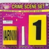Egpull<Police Crime Scene Set: 100 Feet Tape + 1 Chalk + 5 Evidence Markers - Prop Kit - Miniature Marvels: Airplane Models & Painted Dice