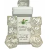 Dice<Polyhedral Dice: Holidice - Sets of 7 w/ Arch'd4 (Falling Snow) R4I 50904-7C - Miniature Marvels: Airplane Models & Painted Dice