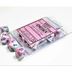 Dice<Pop Art / Blue: Festive d10 Dice Set D10 (10's) CHX 27344 - Miniature Marvels: Airplane Models & Painted Dice
