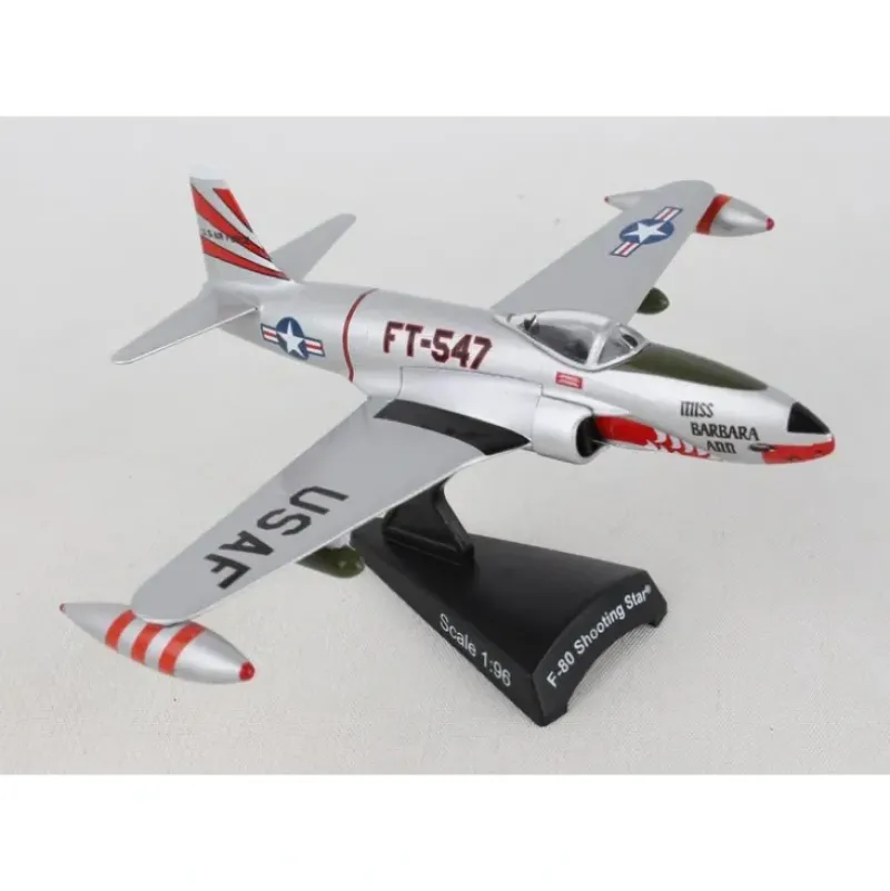 Airplane Model*Postage Stamp PS5392-1 1:96 F-80 Shooting Star - Miniature Marvels: Airplane Models & Painted Dice