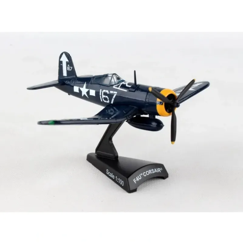 Airplane Model*Postage Stamp PS5356-4 1:100 F4U Corsair - Miniature Marvels: Airplane Models & Painted Dice