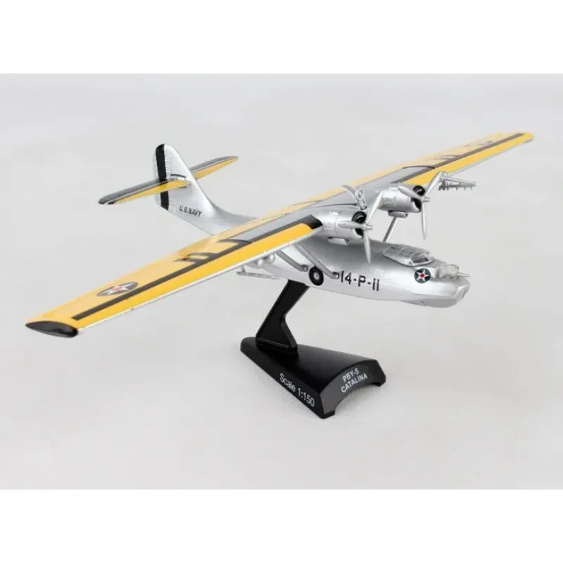 Airplane Model*Postage Stamp PS5556-2 1:150 PBY-5 Catalina - Miniature Marvels: Airplane Models & Painted Dice