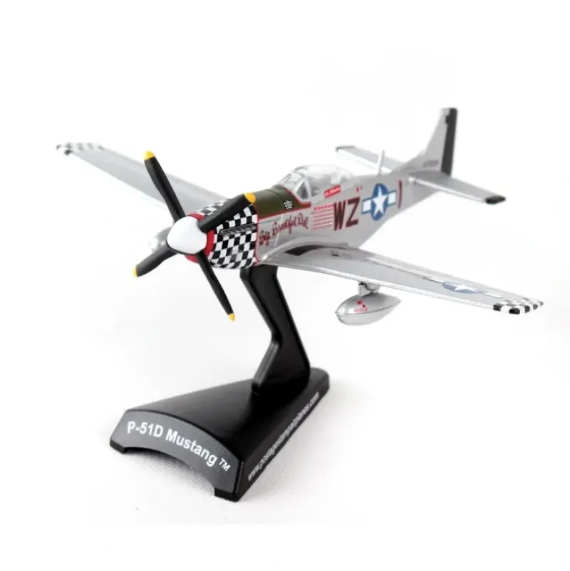 Airplane Model*Postage Stamp PS5342-8 1:100 P-51D Mustang - Miniature Marvels: Airplane Models & Painted Dice