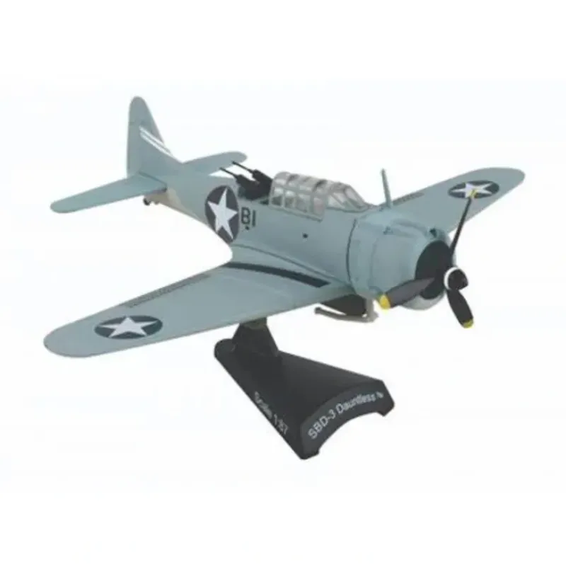 Airplane Model*Postage Stamp PS5563-2 1:87 SBD-3 Dauntless US Navy - Miniature Marvels: Airplane Models & Painted Dice