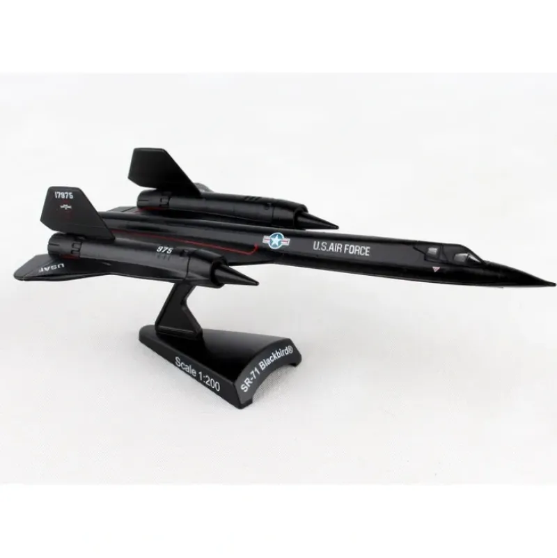 Airplane Model*Postage Stamp PS5389 1:200 SR-71 Blackbird - Miniature Marvels: Airplane Models & Painted Dice