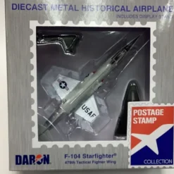 Airplane Model*Postage Stamp PS5377-3 F104 Starfighter - Miniature Marvels: Airplane Models & Painted Dice