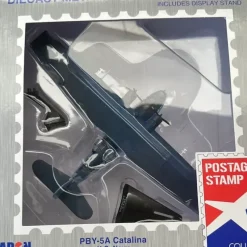 Airplane Model*POSTAGE STAMP PS5556-4 PBY5 USN CATALINA 1/150 - Miniature Marvels: Airplane Models & Painted Dice