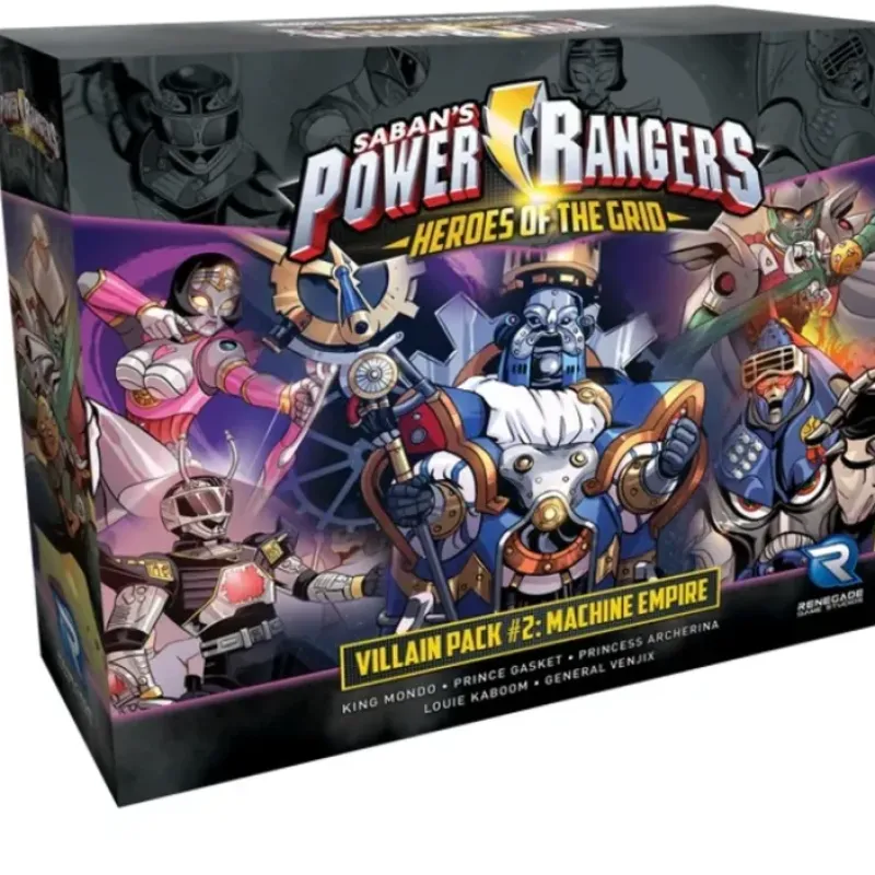 Board Game<Power Rangers - Heroes of the Grid: Villain Pack #2 - Machine Empire Expansion RGS 02132 - Miniature Marvels: Airplane Models & Painted Dice