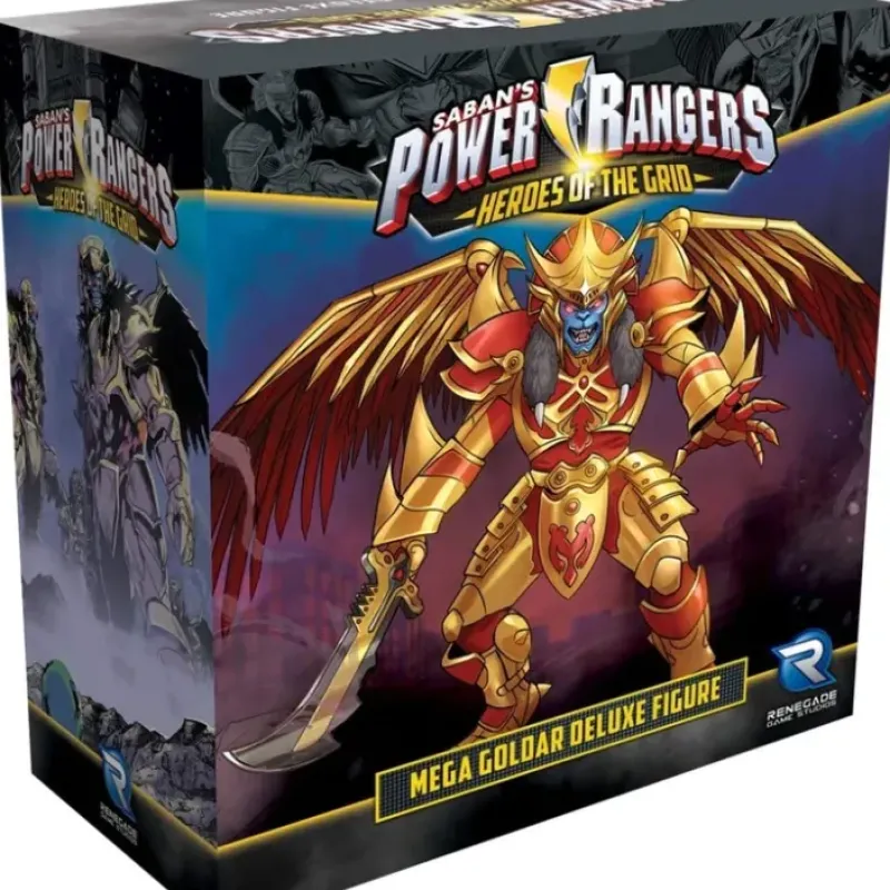 Board Game<Power Rangers - Heroes of the Grid: Mega Goldar Deluxe Figure RGS 02063 - Miniature Marvels: Airplane Models & Painted Dice