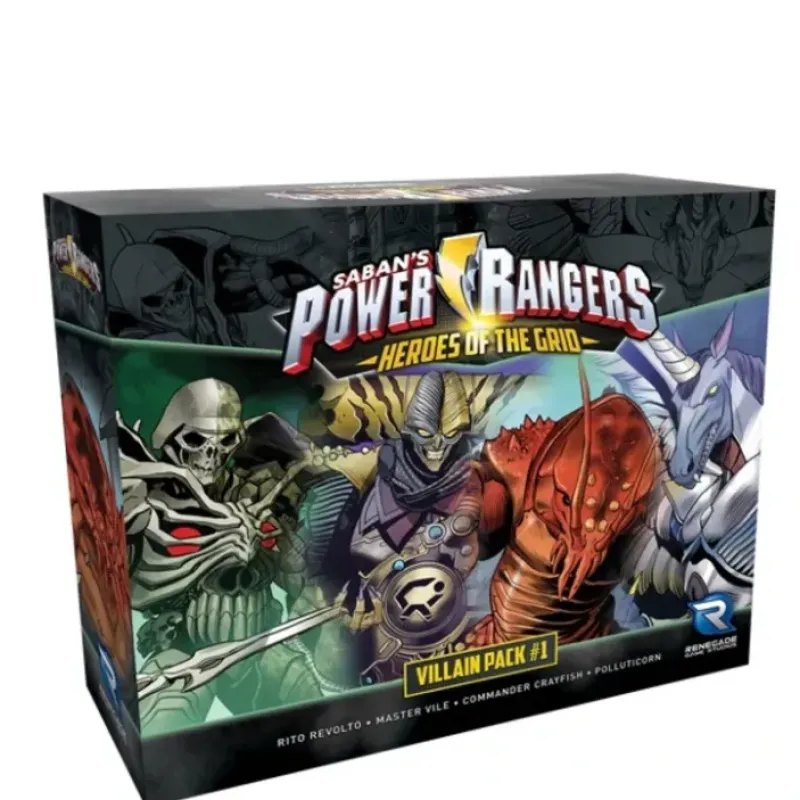 Board Game<Power Rangers - Heroes of the Grid: Villian Pack #1 RGS 00866 - Miniature Marvels: Airplane Models & Painted Dice