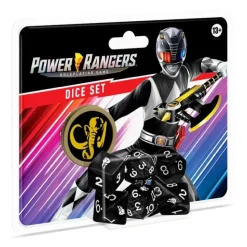 Dice<Power Rangers RPG: Game Dice Set - Black RGS 02337 - Miniature Marvels: Airplane Models & Painted Dice