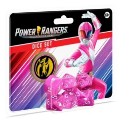 Dice<Power Rangers RPG: Game Dice Set - Pink RGS 02338 - Miniature Marvels: Airplane Models & Painted Dice