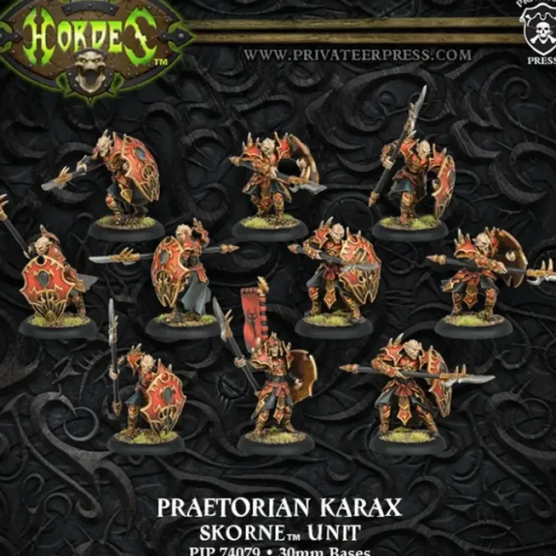 Miniature<Praetorian Karax: Skorne - Unit PIP 74079 - Miniature Marvels: Airplane Models & Painted Dice