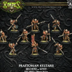 Miniature<Praetorian Keltarii/Swordsmen: Skorne - Unit PIP 74078 - Miniature Marvels: Airplane Models & Painted Dice