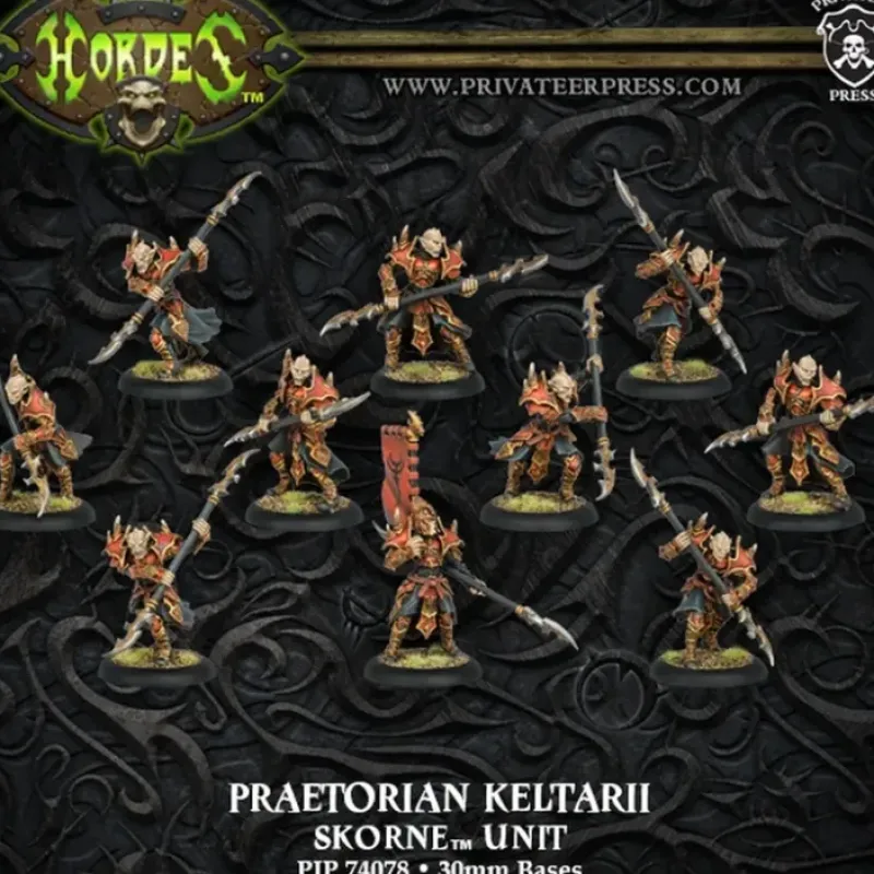 Miniature<Praetorian Keltarii/Swordsmen: Skorne - Unit PIP 74078 - Miniature Marvels: Airplane Models & Painted Dice