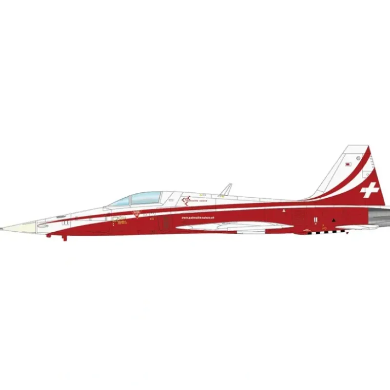 Airplane Model*Pre Order Hobby Master HA3379 1:72 F-5E "Patrouille Suisse 2025" (with decals for pilot names & plane numbers) - Miniature Marvels: Airplane Models & Painted Dice
