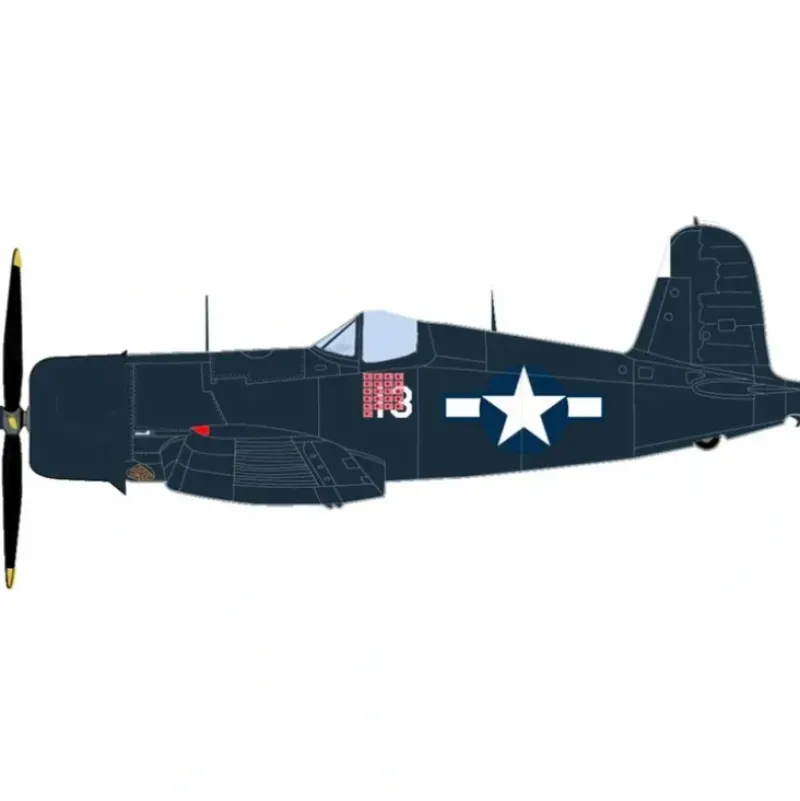 Airplane Model*Pre Order Hobby Master HA8226 1:48 F4U-4 Corsair White 13, Capt. Kenneth Walsh (21 kills), VMF-222, Okinawa 1945 - Miniature Marvels: Airplane Models & Painted Dice