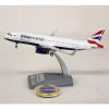 Airplane Model*Pre-Order ARD200 ARDBA89 1:200 British Airways OneWorld Airbus A320 G-EUYS - Miniature Marvels: Airplane Models & Painted Dice