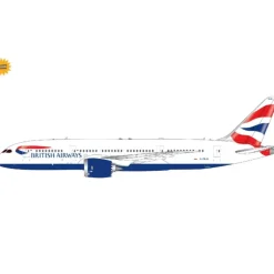 Airplane Model*Pre-Order Gemini Jets GJBAW2107F 1:400 British Airways Boeing 787-8 (Flaps Down) - Miniature Marvels: Airplane Models & Painted Dice
