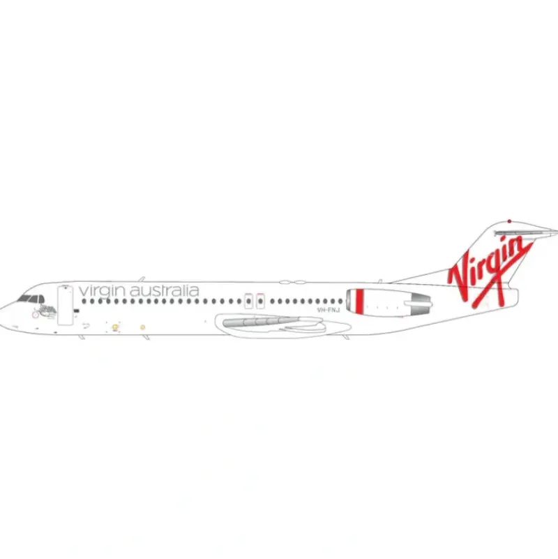 Airplane Model*Pre-Order Gemini Jets G2VOZ813 1:200 Fokker 100 Virgin Australia - Miniature Marvels: Airplane Models & Painted Dice