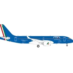 Airplane Model*Pre-Order Herpa Wings 573054 1:200 ITA Airways Airbus A220-300 - Miniature Marvels: Airplane Models & Painted Dice