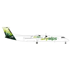 Airplane Model*Pre-Order Herpa Wings 573115 1:200 Sky Alps Bombardier Q400 9H-PAUL - Miniature Marvels: Airplane Models & Painted Dice